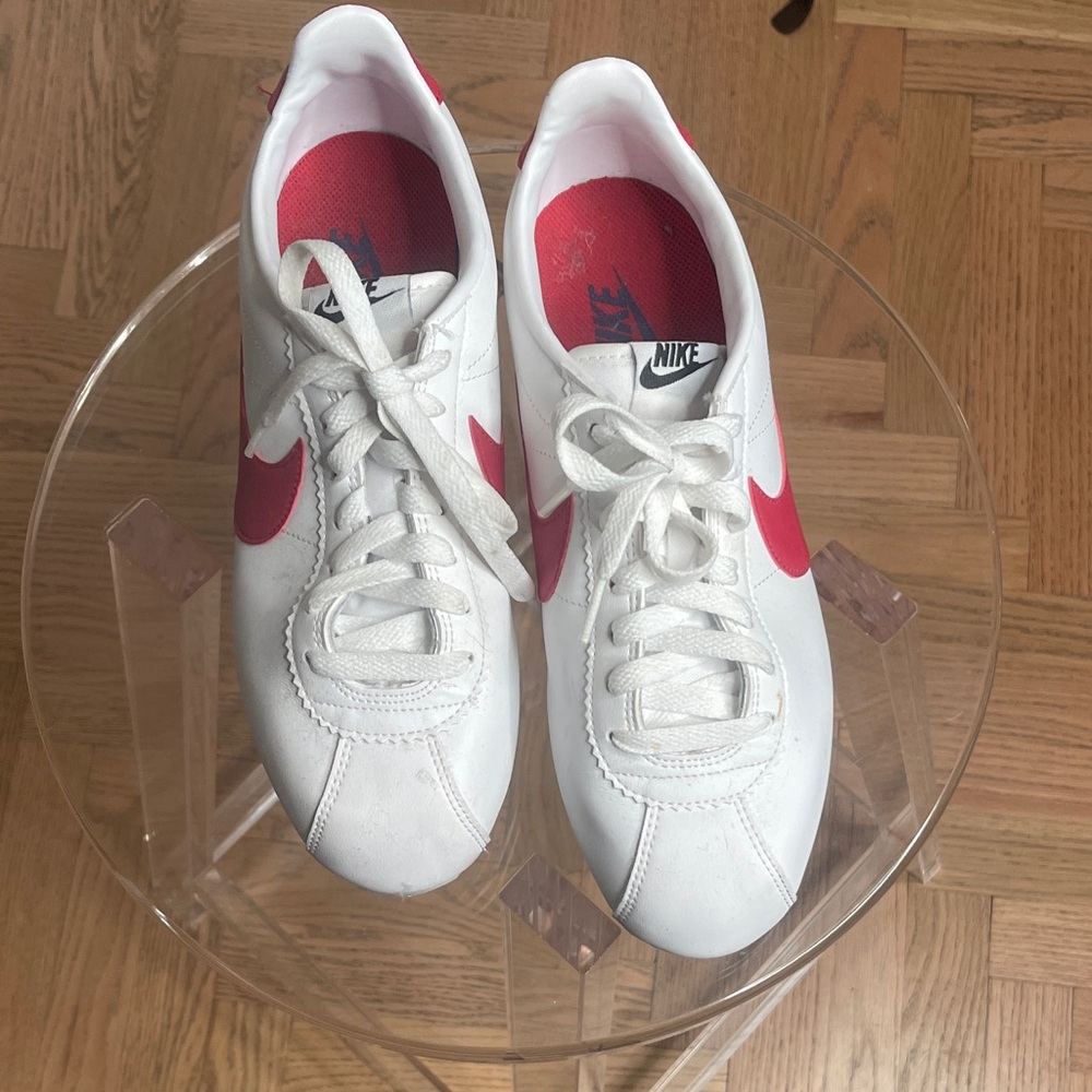 Nike Women's White and Red Sneakers sz10